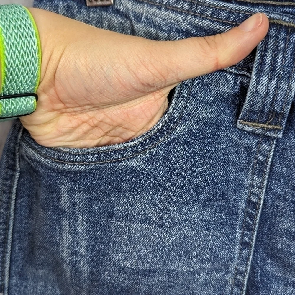 Kancan Bobbie Slim Straight Cargo Jeans Sz 7/27